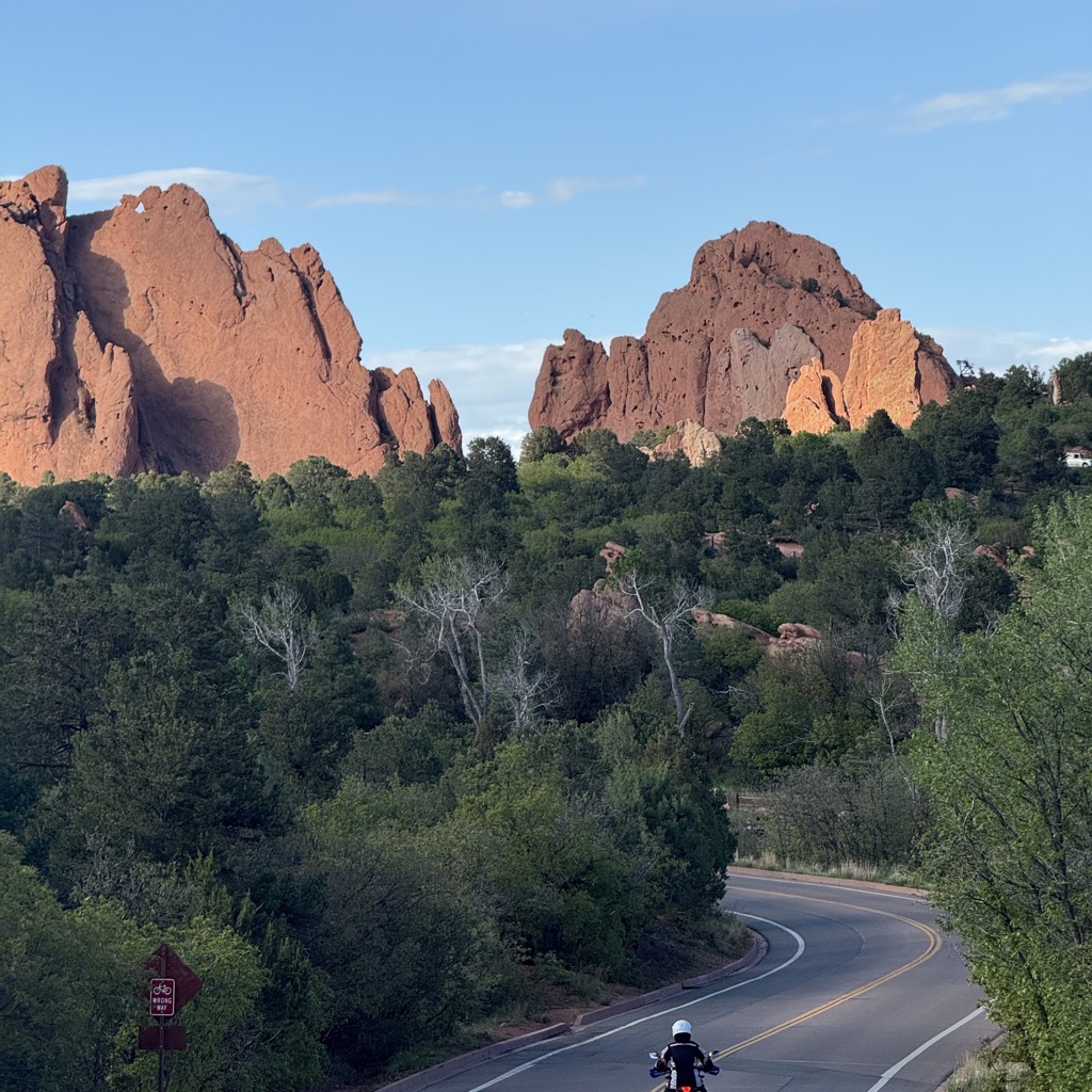 Input frame of a Colorado landscape.